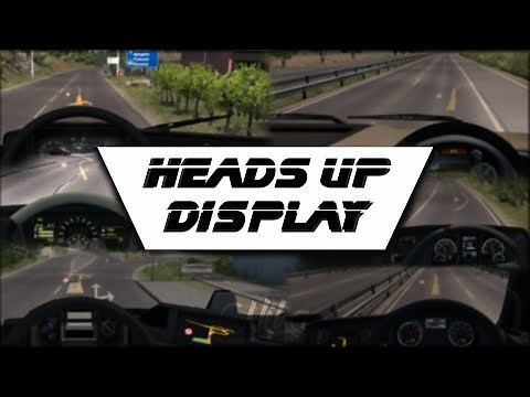 Euro Truck Simulator 2 - Heads Up Display MOD
