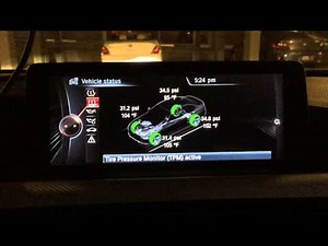 BMW F30 2014 335i Tire Temperature in TPMS Display (BMW Coding)