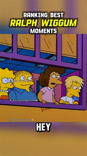 Ralph Wiggum Best Moments 😭 #shorts