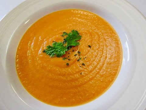 CREAM OF CARROT SOUP | Healthy & Hearty | Organic SOUP Recipe