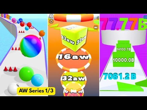 AW Series 1/3 🔥 Jelly Run 2048 vs Rolling Ball Run (Old & New) vs Number | MEGA MERGE Challenge!