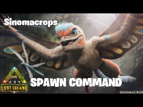 Sinomacrops Spawn Command! Ark Lost Island