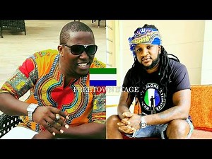 Kao Denero and LAJ sang on the same song "Save Mama Salone" on Freetown Stage.