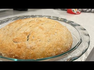 Baking a No Knead Instant Pot Rosemary Bread | Using Homegrown Herbs