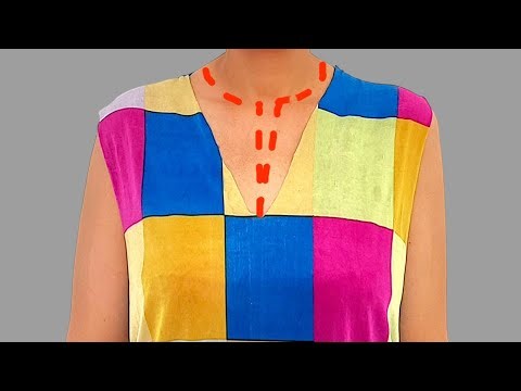 ✨ A Brilliant Tricks to Fix a Wide Neckline So It Fits Perfectly ✔️ diy style