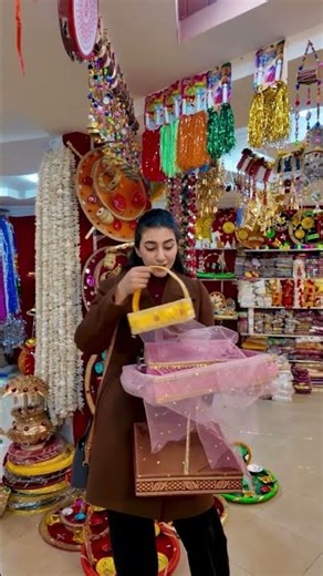 Mehendi decor and gift packaging baskets at affordable prices 🛍️🎁