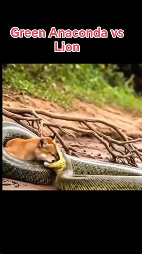 Green Anaconda Vs Lion #ccto #cctocredittotherightfulowner | Jie Roquero
