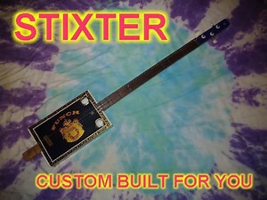 Cigar Box Guitar/3 String Cigar Box Guitar/stick Dulcimer - "stixter"/cigarbox Guitar - Etsy