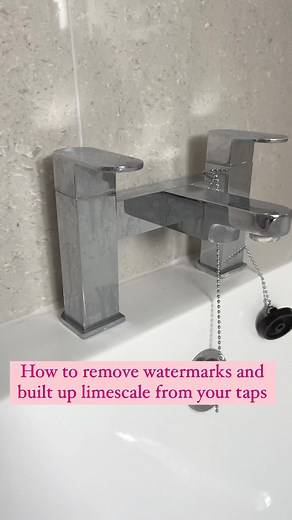 How I remove watermarks and limescale buildup from my taps. | Lynsey Queen Of Clean