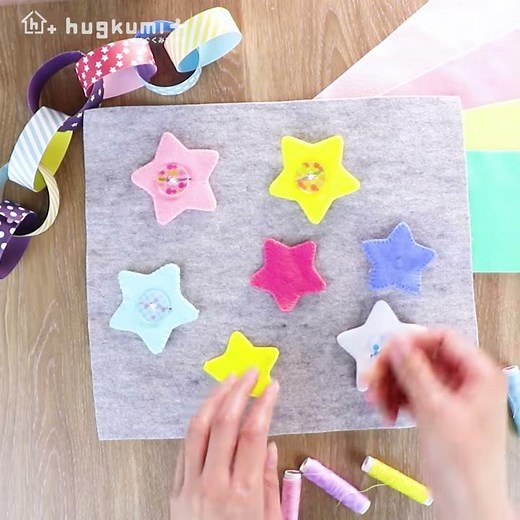 【知育おもちゃ】フェルトで作るボタン練習おもちゃ｜赤ちゃんの手先・指先を鍛える♪生後6か月～