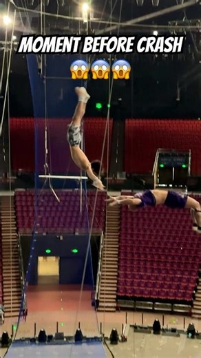 Wrong timing? 🤕 #trapeze #freedom #performance #artist #circus #gymnast #show #flying #shorts