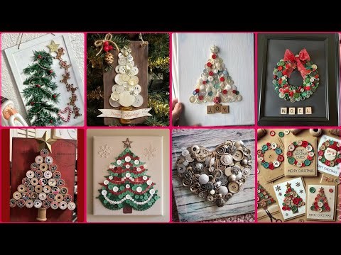 “DIY Button Craft for Beginners 🌸✨Transform Old Buttons Into Stunning Art! ♻️🎨