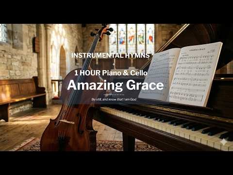 1 Hour Amazing Grace Piano & Cello | Instrumental Hymns