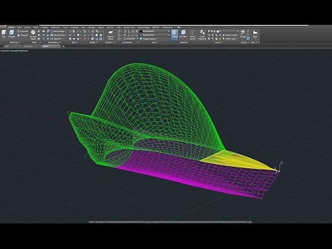 Beginner Tutorial 2 (AutoCAD 2017) - Designing a Yacht (Boat)