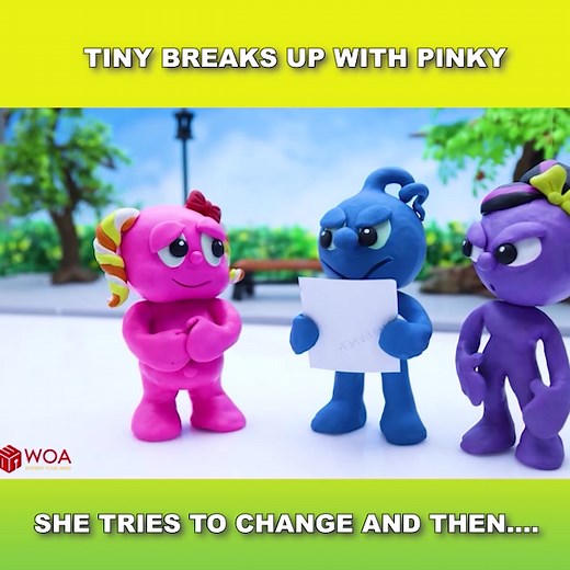 Do you think Pinky can upgrade??? #woanetwork #woavideo #woatiny #claymixer #stopmotion #animation