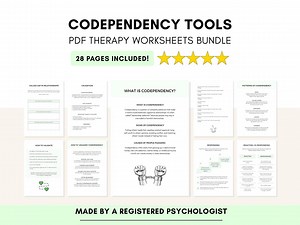 Codependency Worksheets for Couples: Relationship Values & Self-worth - Etsy