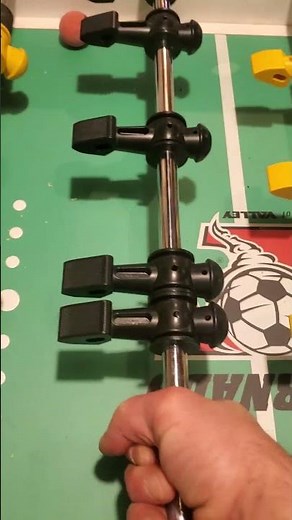 how to remove tornado fooball rods with taking off handle