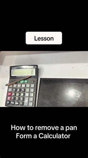 How to Remove a Pen from a Calculator