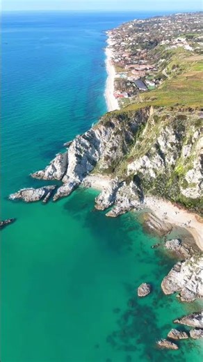 Italy, Calabria, Capo Vaticano by drone