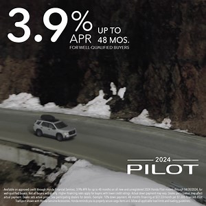 Harness the capability of the 285-horsepower V-6 engine in the Honda Pilot. DISCLAIMER: 285 hp @ 6100 rpm (SAE net). | Honda