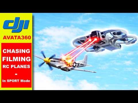 DJI AVATA360 - Can It Chase/Film an RC Plane?