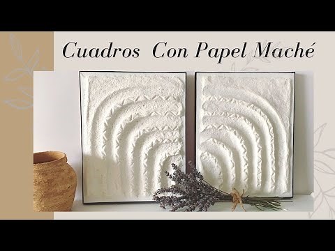CUADROS HECHOS CON PAPEL HIGIÉNICO