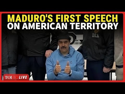 Maduro Flies Over Statue Of Liberty; Sends First Message To Americans & Venezuela From NYC | WATCH