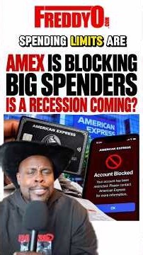 AMEX IS CUTTING CREDIT LIMITS — WHAT DO THEY KNOW THAT WE DON’T?