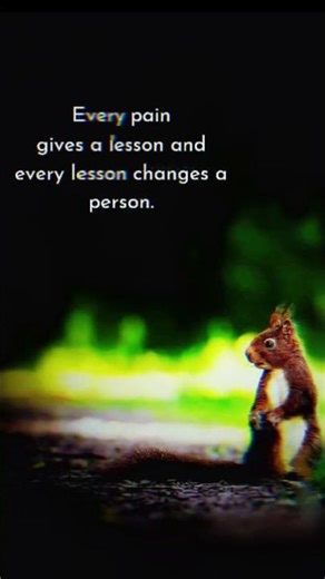 Learning from Pain: How Lessons Change Us