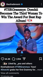 38K views · 538 reactions | Sending a SUPA CONGRATULATIONS to the Swamp Princess @doechii on her Best Rap Album Grammy win!!! I'm so proud to have had a small feature on a song she was featured on! Grateful to @smino for recognizing my value and including me 殺濾 | Traci Young | Facebook