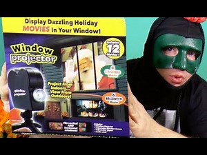 Window Projector ◉ Ideal für Halloween 🎃 und Weihnachten🎅 geeignet |Review