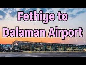 Fethiye to Dalaman Airport Drive | 4K Real-Time Driving Tour in Türkiye (August 2025)