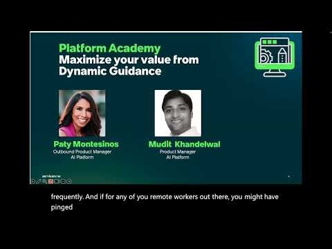 Platform Academy - Maximize your value with Dynamic Guidance