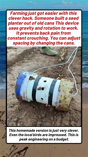 Genius DIY Tool For Planting Seeds In The Garden