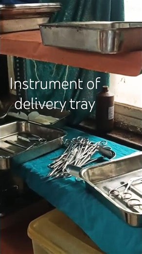 Instrument of delivery tray || #doctor #neet #mbbs #aiims #aim #nurse # nursing #medical