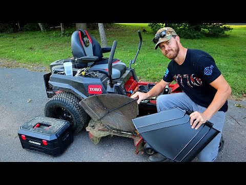 How to Replace the Grass Deflector on Your Toro Timecutter Lawn Mower