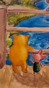 I got a 1 of 1 Winnie the Pooh art piece just in time for Mothers Day! Thanks to @Sidekickink #art