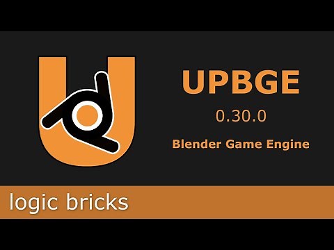 UPBGE tutorial #01 - logic bricks editor