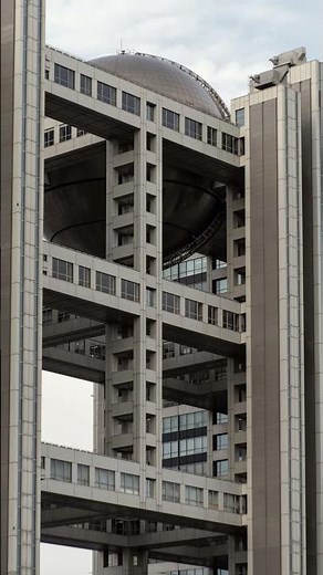 The Amazing Fuji TV Building in Tokyo.