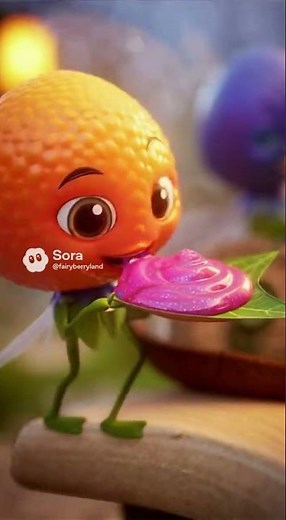 Fairy berry Strawgrl make cream pies for the land #brainrot #animation #aishorts #shorts