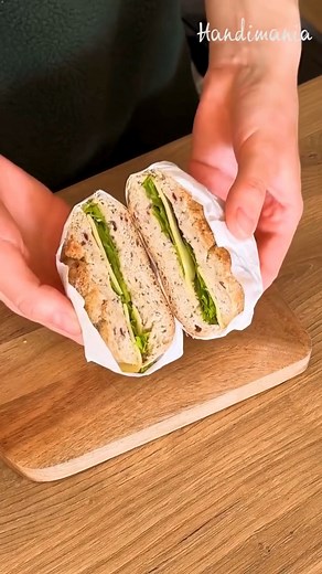 110K views · 103 reactions | A simple way to wrap a sandwich in paper 索 | Handimania | Facebook