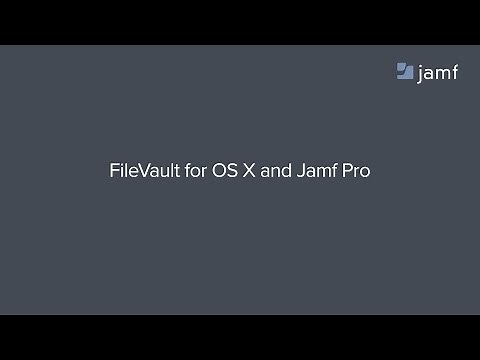FileVault for OS X and Jamf Pro