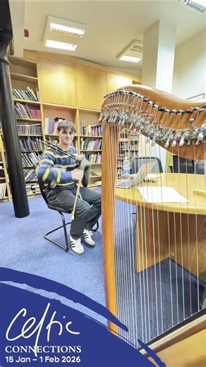 Loving this sound combination of small pipes and bray harp (not the one in the pic!) from yesterday’s rehearsal with Fionnlagh Mac A’ Phiocair for our gig on Saturday 31st at Celtic Connections. We’re playing my album live (Eadarainn a’ Chruit : Between Us the Harp) with some special versions of some of the solo album tracks given the live guests treatment! Come and hear us! #celticconnections #harp #pipes #traditionalmusic