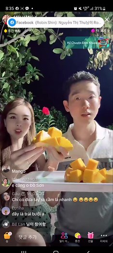 480K views · 10K reactions | 베트남 망고 =진리 Về Việt Nam ăn xoài là chân ái | Robin Shin | Facebook