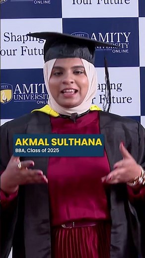 Amity Online BBA Review | Akmal Sulthana | Class of 2025 🎓