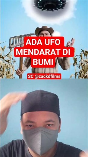 THERE'S AN ALIEN LANDING GUYS ‼️😱 #story #zackdfilm