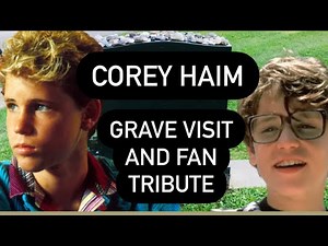 Corey Haim : Visiting his Grave and Public School for his Birthday | Plus Leaving Art for a Fan