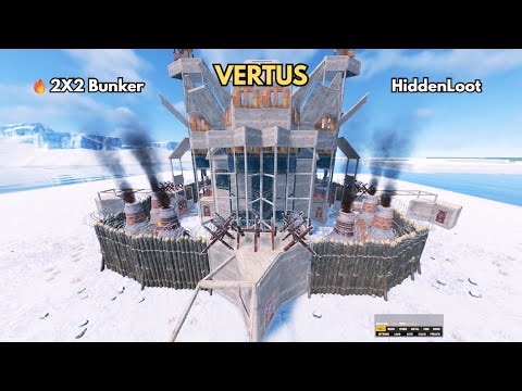 🔥VERTUS - 2x2 Dual Bunker Base – OpenCore | Rust Base Design