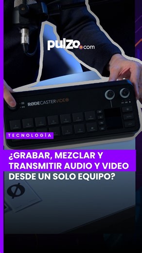 📱¿Es posible grabar, mezclar, transmitir audio y video desde un solo equipo? 🤔 👉 Esto es posible con la RODECaster Video de RØDE Microphones, una consola que es todo en uno. Desde allí, es posible conmutar video, mezclar, añadir transiciones, overlays y efectos al instante. ¿Estás listo para llevar tu producción al siguiente nivel? #video #rode #rodecastervideo #produccion #Audiovisual #tecnologia | Pulzo