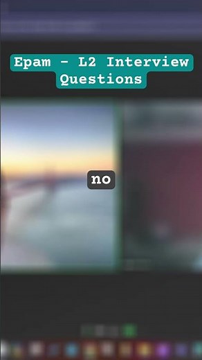 Java Interview Prep: EPAM 2nd Round Questions Explained! #shorts #javainterviewquestions #epam